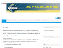 Tablet Screenshot of medleytoastmasters.com